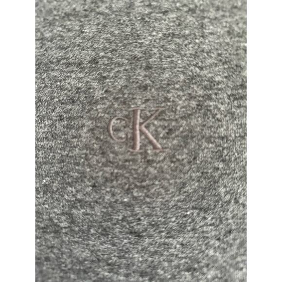 Calvin Klein Women’s Hoodie Large Heathered Gray Pullover Kangaroo Pocket - Picture 7 of 10